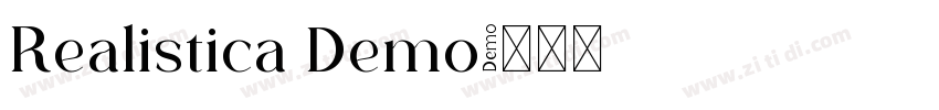 Realistica Demo字体转换
